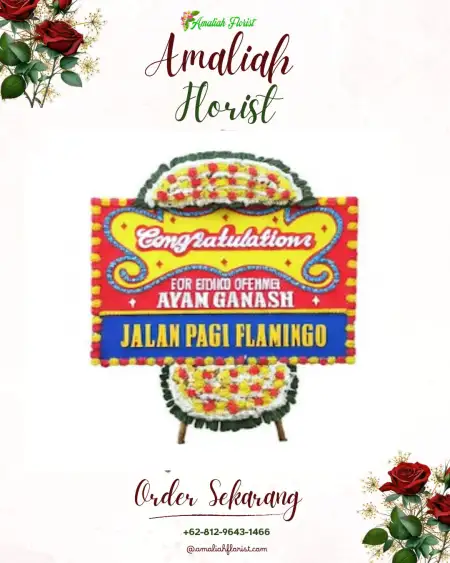 Sewa Papan Bunga Muara Sanding